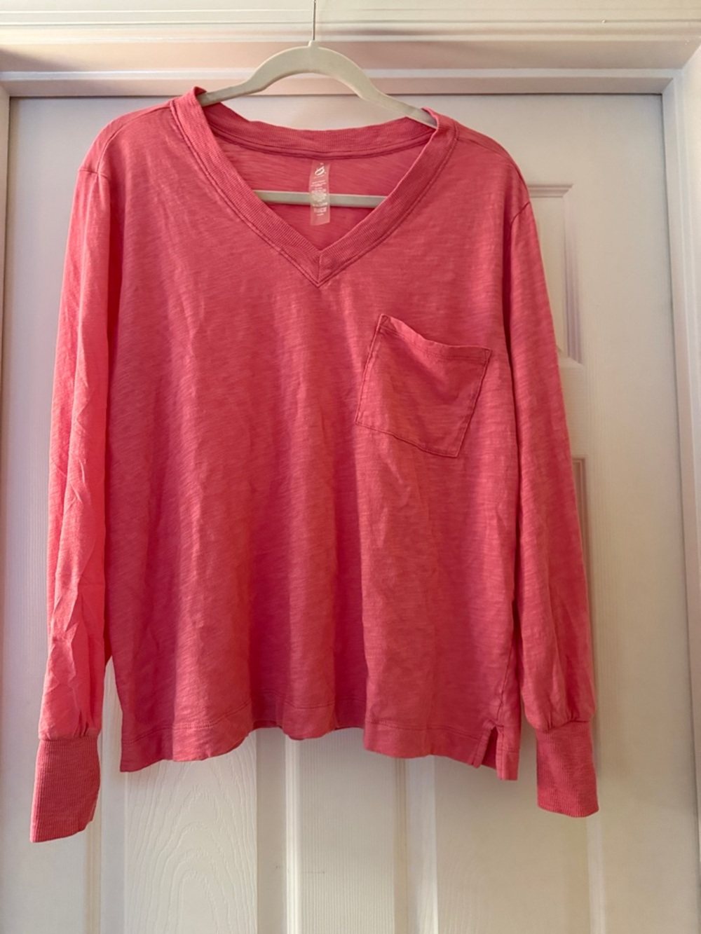 Lou & Grey Coral Pink Crewneck Top